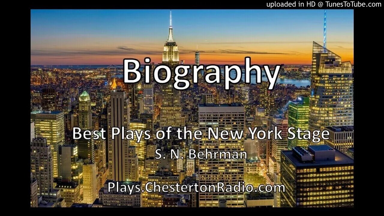 Biography - S. N. Behrman - Best Plays of New York Theater