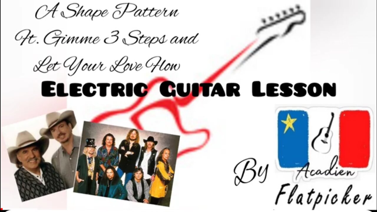 Electrical Guitar Lesson - A Shape Pattern