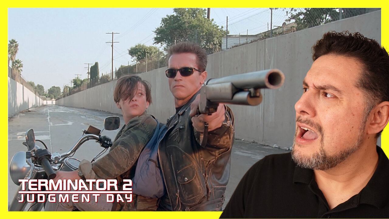 No Helmet? Loaded Gun? And you wanna be Johns FATHER FIGURE In Terminator 2?