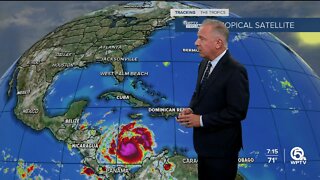 Tropical Storm Julia, Saturday 5 a.m. advisory