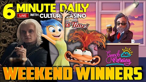 Weekend Winners - HotD & Inside Out 2 - Today's 6 Minute Daily - June 17th