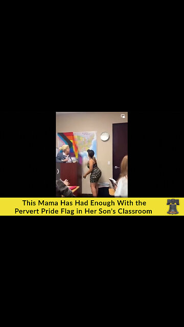 This Mama Has Had Enough With the Pervert Pride Flag in Her Son's Classroom