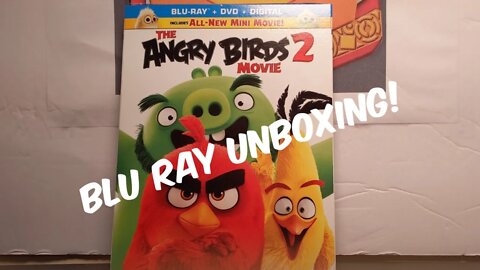 THE ANGRY BIRDS 2 MOVIE Blu Ray + DVD + Digital Code *UNBOXING"