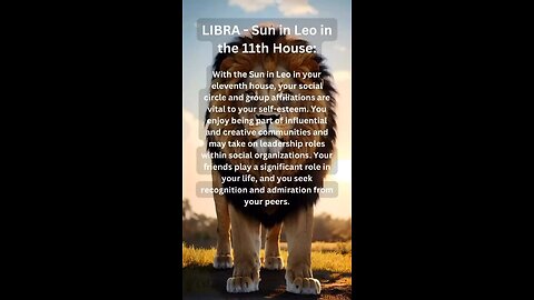 LIBRA ♎️ SUN IN LEO INFLUENCE (important notes) #astrology #suninleo #influence #tarotary #libra