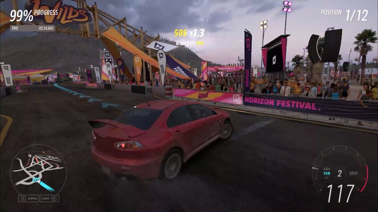 Mitsubishi Lancer Evo Goes Wild: Flipping Around in Forza Horizon 5! #trending #viral #forzahorizon5