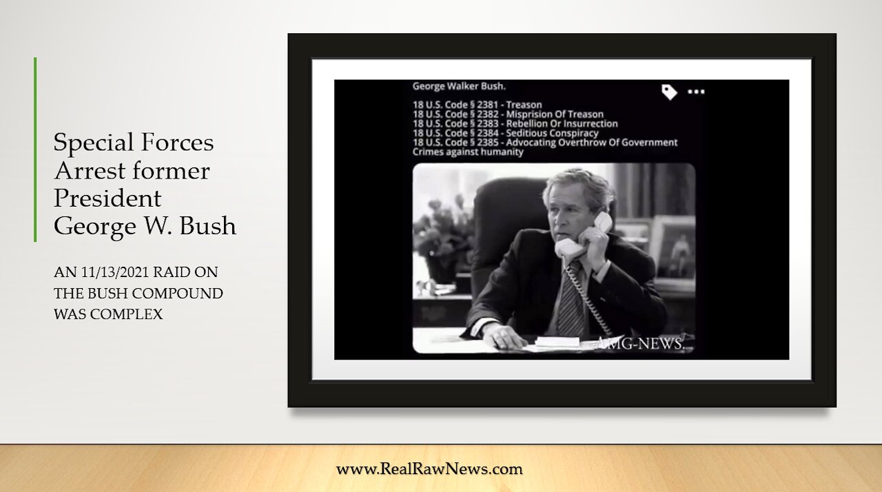 The Arrest of George W. Bush on 11-13-2021