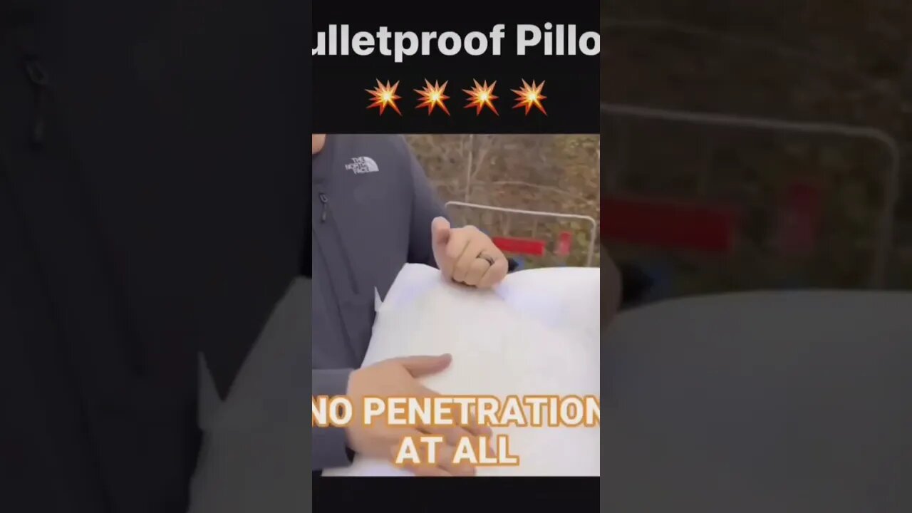 bullet proof pillow?