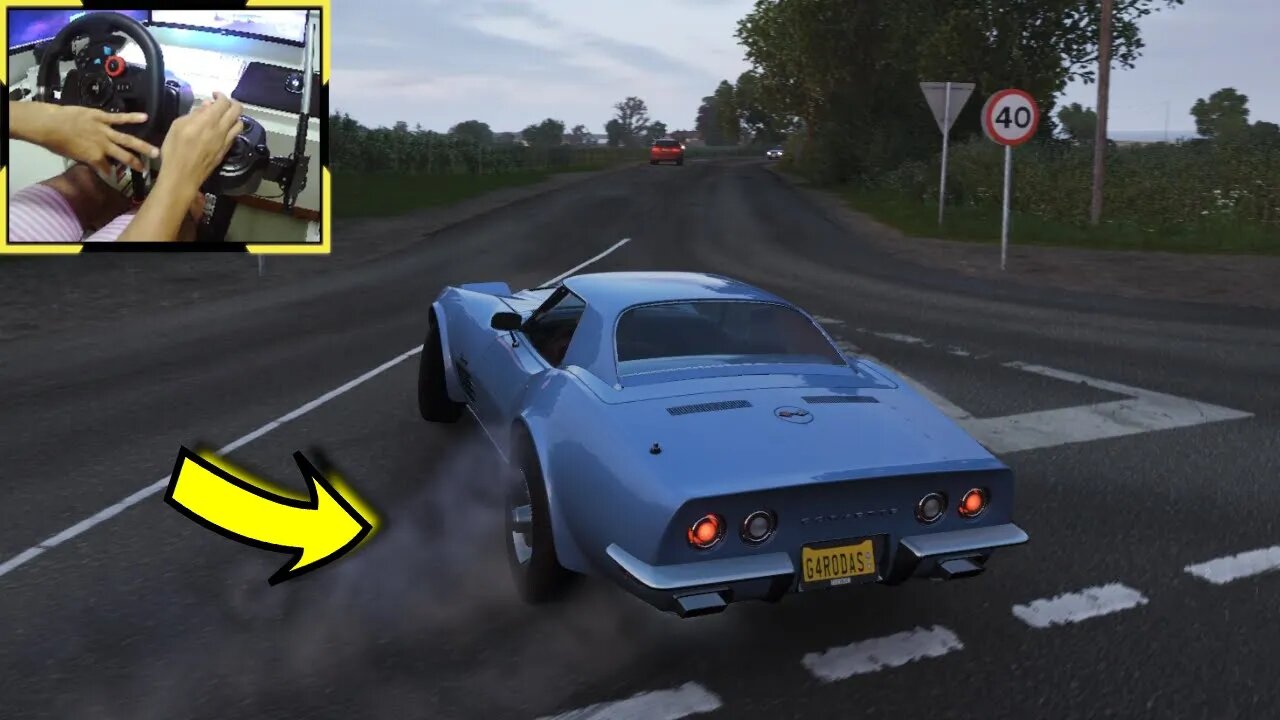 CHEVROLET CORVETTE ZR1 1970 Forza Horizon 4 gameplay Logitech g29