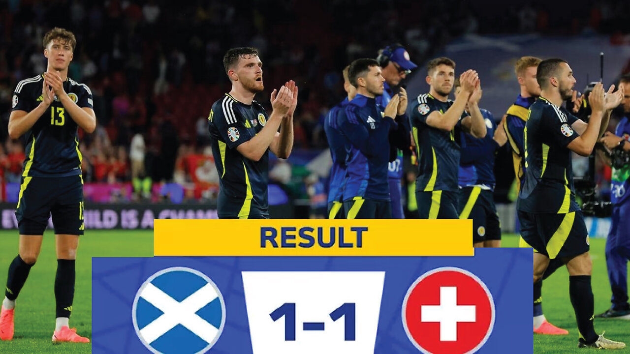 Goals and Extended Highlights: Scotland vs. Switzerland (1-1) | UEFA EURO 2024!