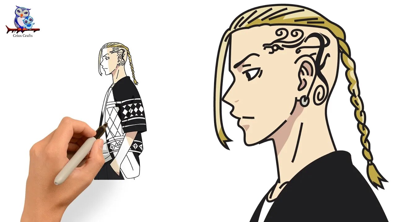 How To Draw Ryuguji Ken “Draken Tokyo Revengers - Tutorial