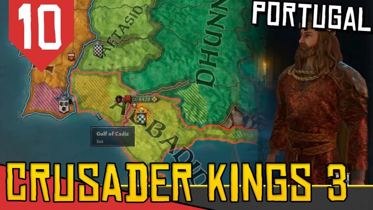 RECONQUISTA Pelo TROCINHO - Crusader Kings 3 Portugal #10 [Gameplay PT-BR]