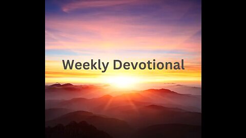 Devotional: November 23, 2023