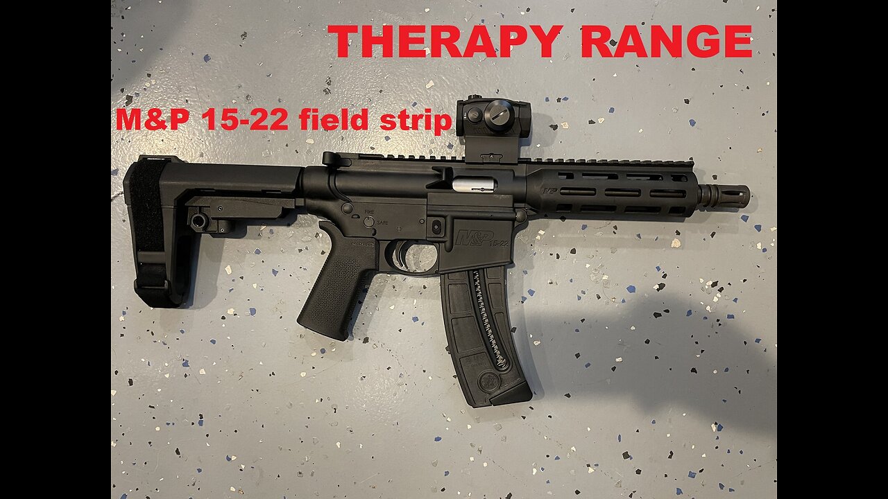 M&P 15-22 Field Strip on Therapy Range #Rumbleonlycontent