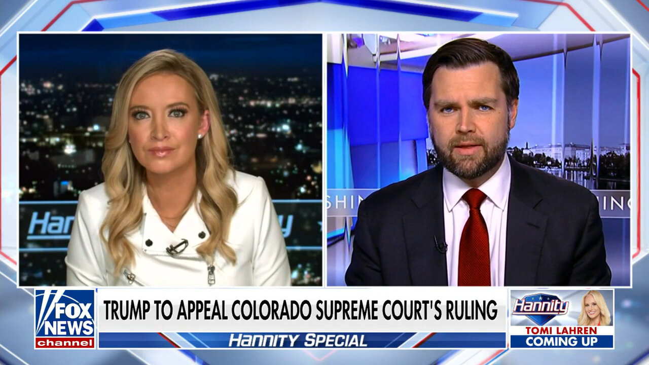 J.D. Vance: Colorado Supreme Court Using Legal Process As 'Political Weapon' Against Trump