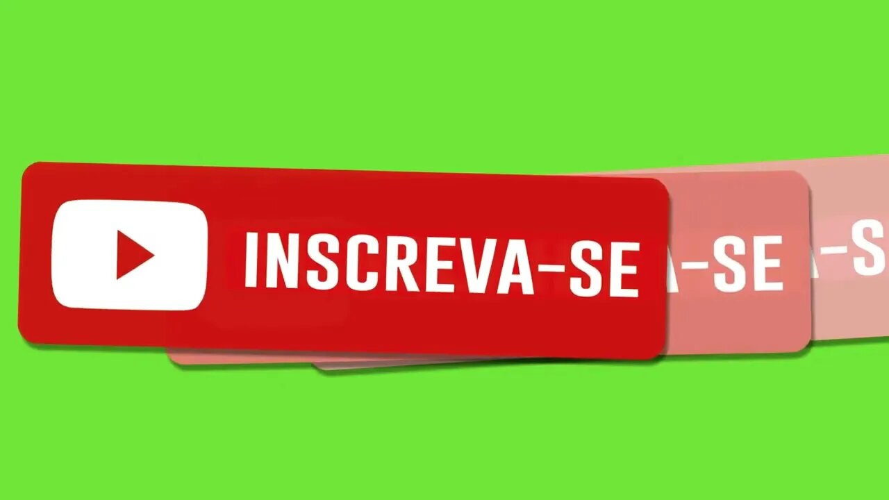 Chroma key botão inscreva-se green screen