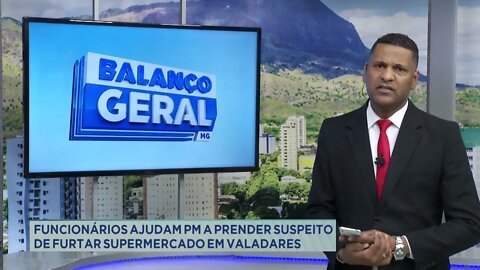 Funcionários ajudam Polícia Militar a prender suspeito de furtar supermercado em Gov. Valadares