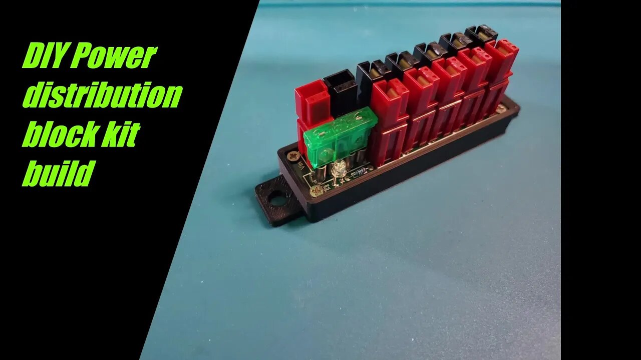 DIY Power distribution block for Anderson power poles