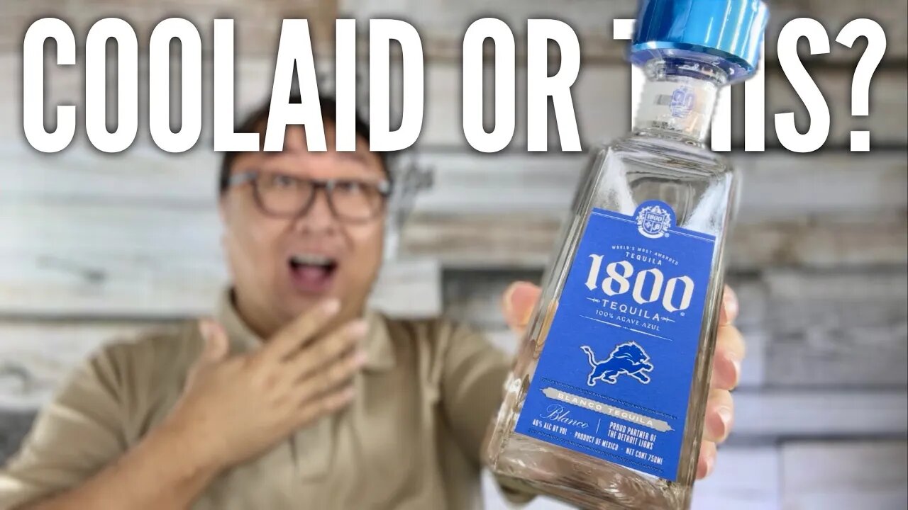 Limited Edition Detroit Lions 1800 Tequila