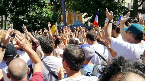 França: a Provence contra o paSSe sanitário. Liberté! 17/7/21