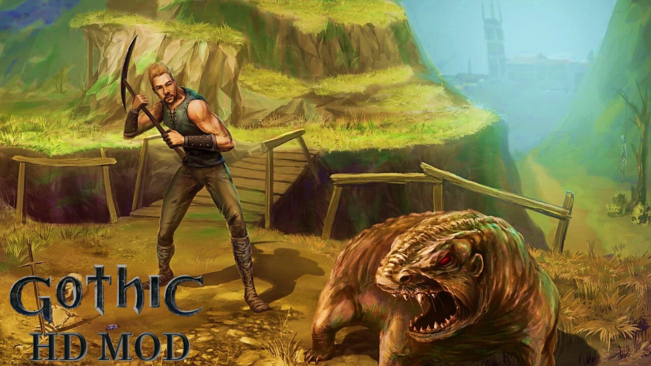 Gothic (HD Mod) Chapters 5/6 - Guardians of the Portal - Part 4A -Shadow-Necro Run (No Commentary)