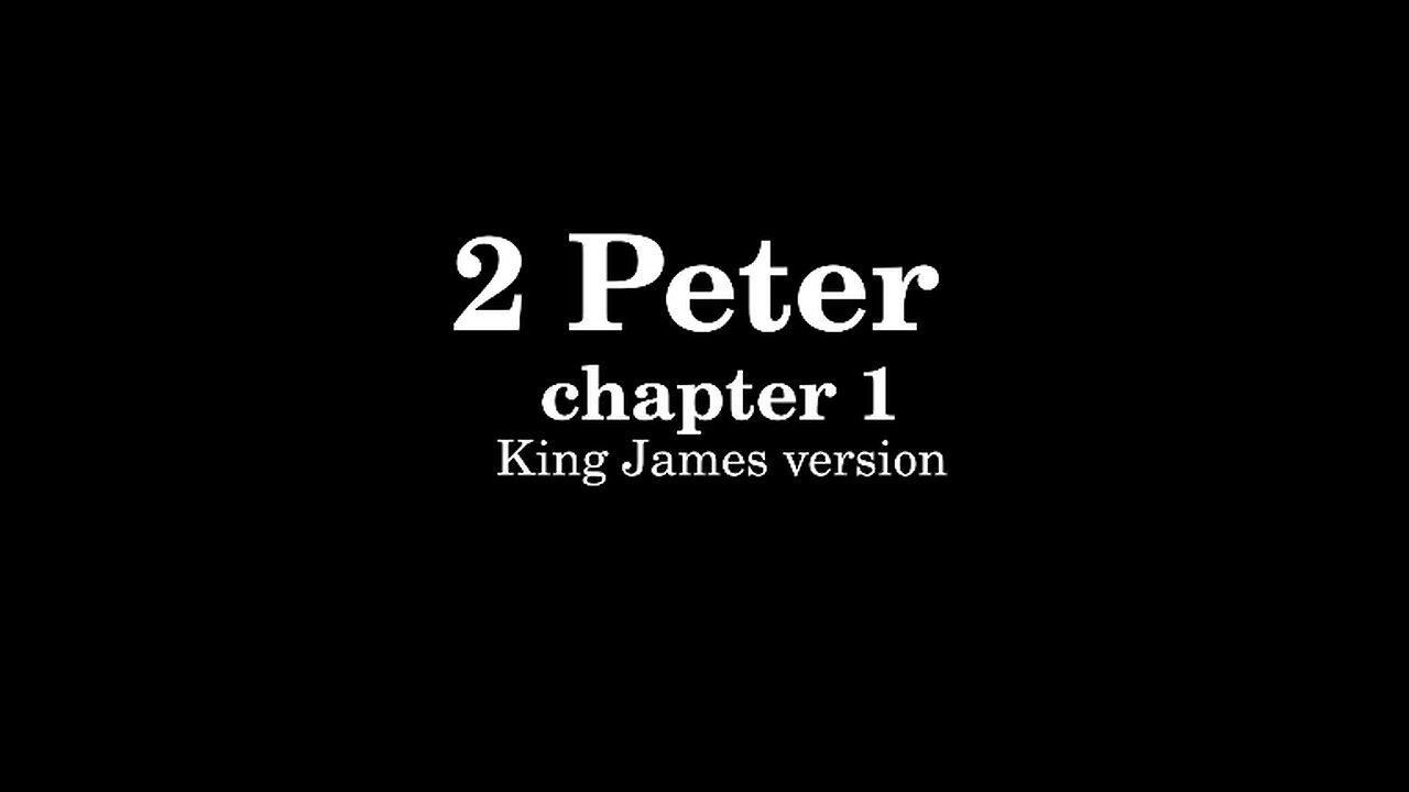 2 Peter 1 King James version