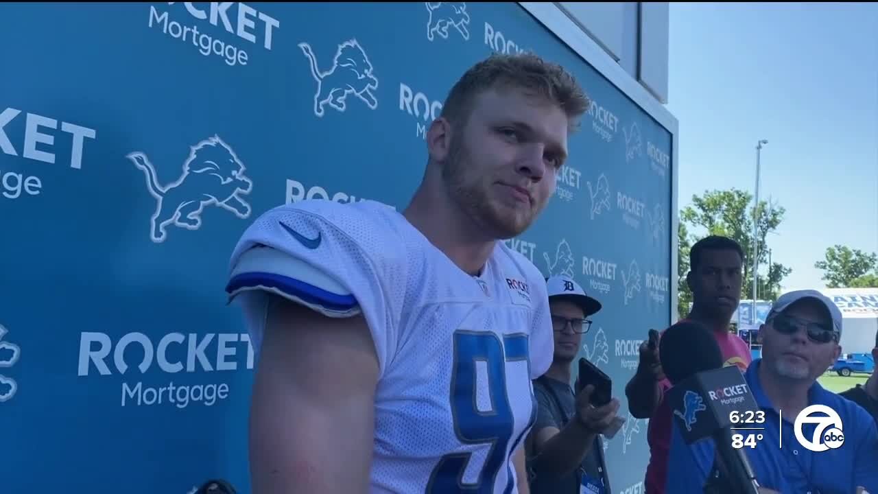 Aidan Hutchinson learns through 'welcome to the NFL' moment