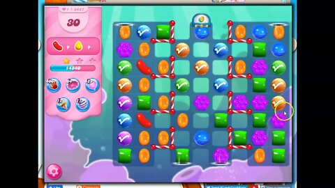 Candy Crush level 3447 Talkthrough, 40 Moves 0 Boosters