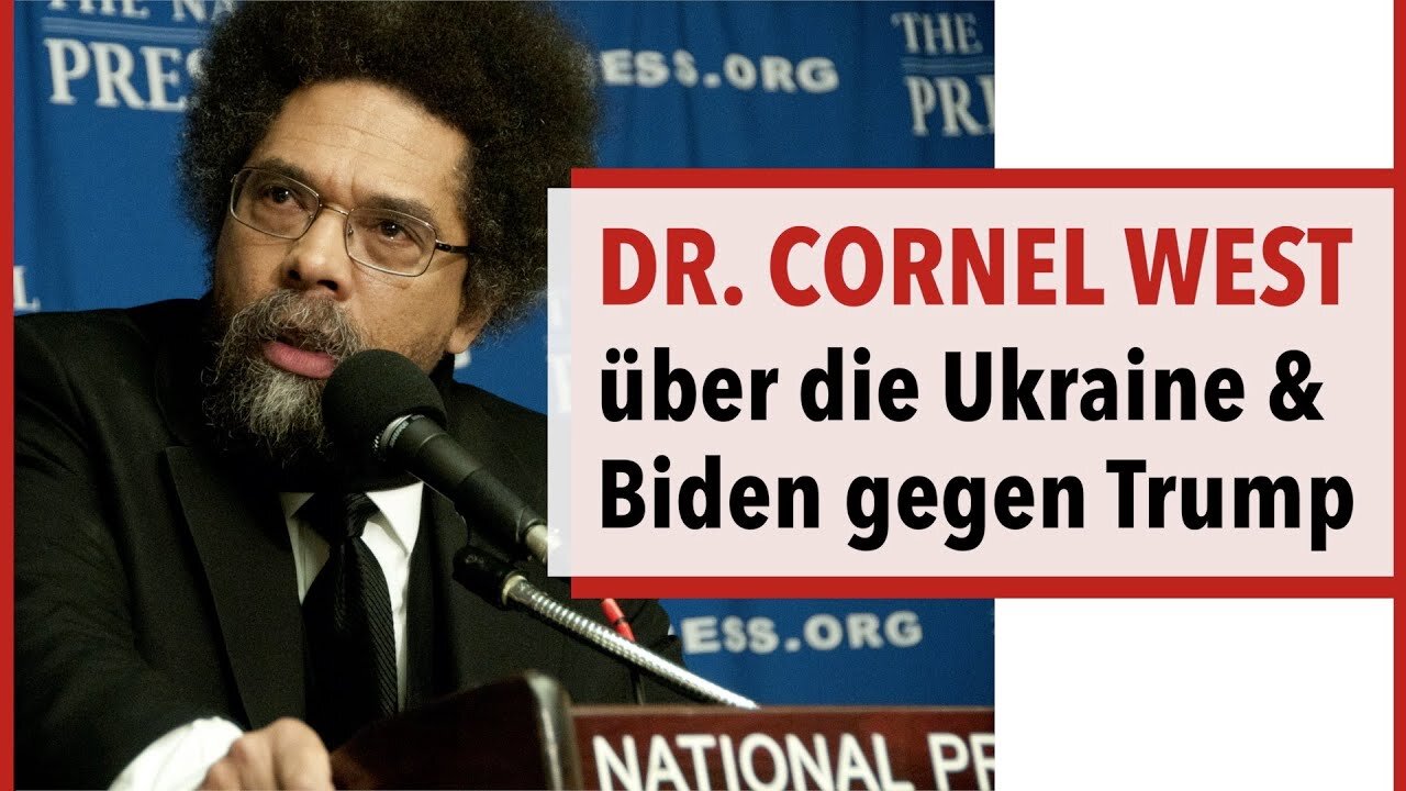 Dr. West, der Präsidentschaftskandidat, den die Medien ignorieren, spricht über die Ukraine & Biden