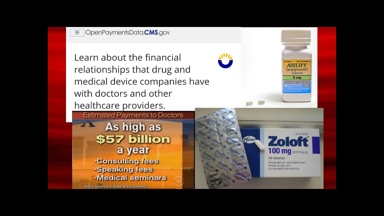 How To Know If Your Dr. Is Paid By Big Pharma, AVOID ABILIFY & ZOLOFT! They Will Ruin Your Life!