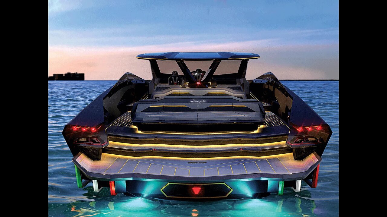 inside World's First $4m Lamborghini Yacht