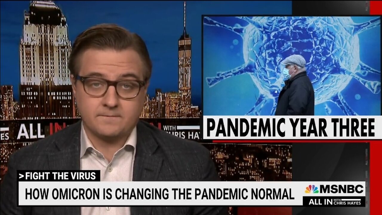 MSNBC Host: Omicron Is Like The Flu But We Don't Reorient Our Lives Around the Flu