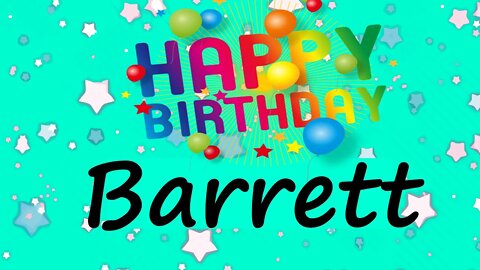 Happy Birthday to Barrett - Birthday Wish From Birthday Bash
