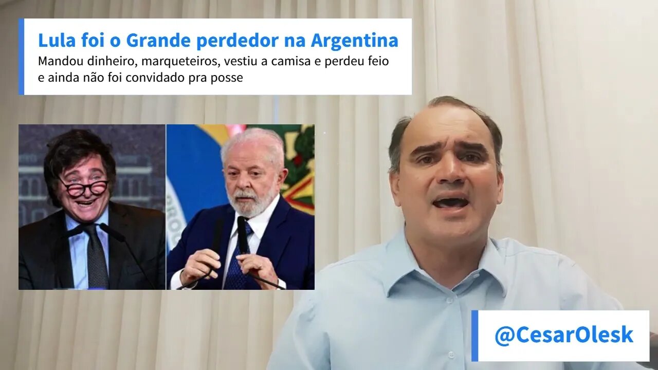 Lula o grande derrotado na Argentina