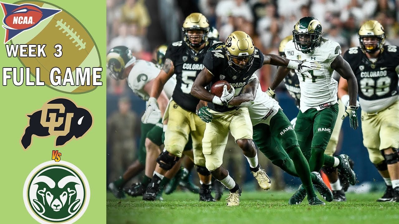Colorado State Rams vs Colorado Buffaloes FULL GAME 9/16/23 | 2023 NCAA College Football Week 3