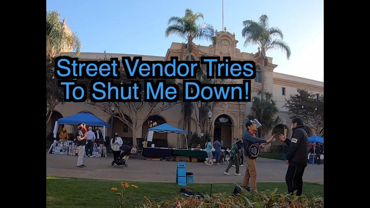 Friday the 13th Rude Street Vendor Debacle! -- Busker Life