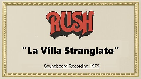 Rush - La Villa Strangiato (Live in Offenbach, Germany 1979)