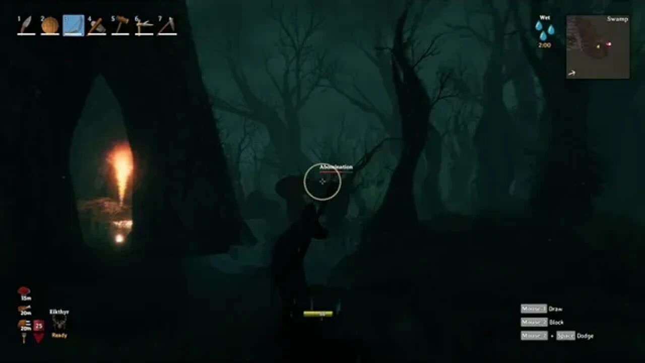 went to the swamp unprepared