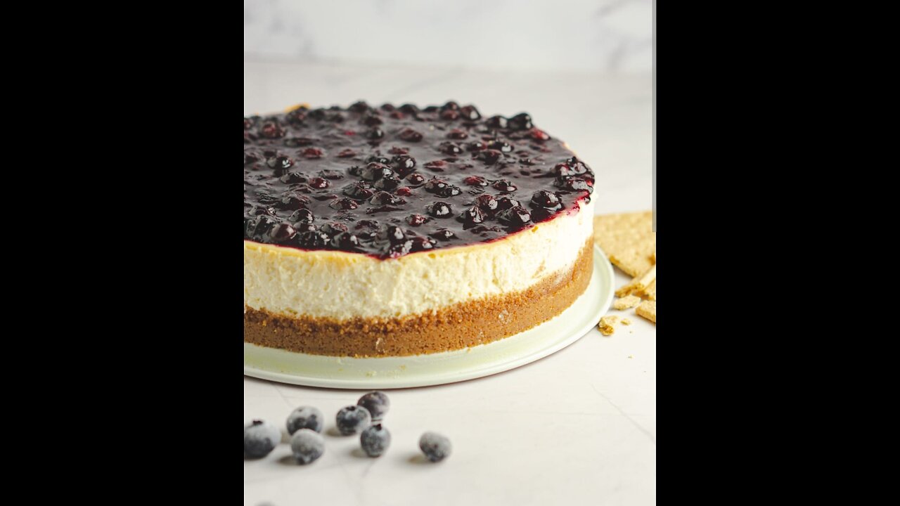 No Bake Sweet Treats for the family. Super Easy Blueberry Cheesecake (No gelatin, No egg)