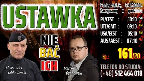 USTAWKA - Olszański, Osadowski NPTV (09.11.2020)