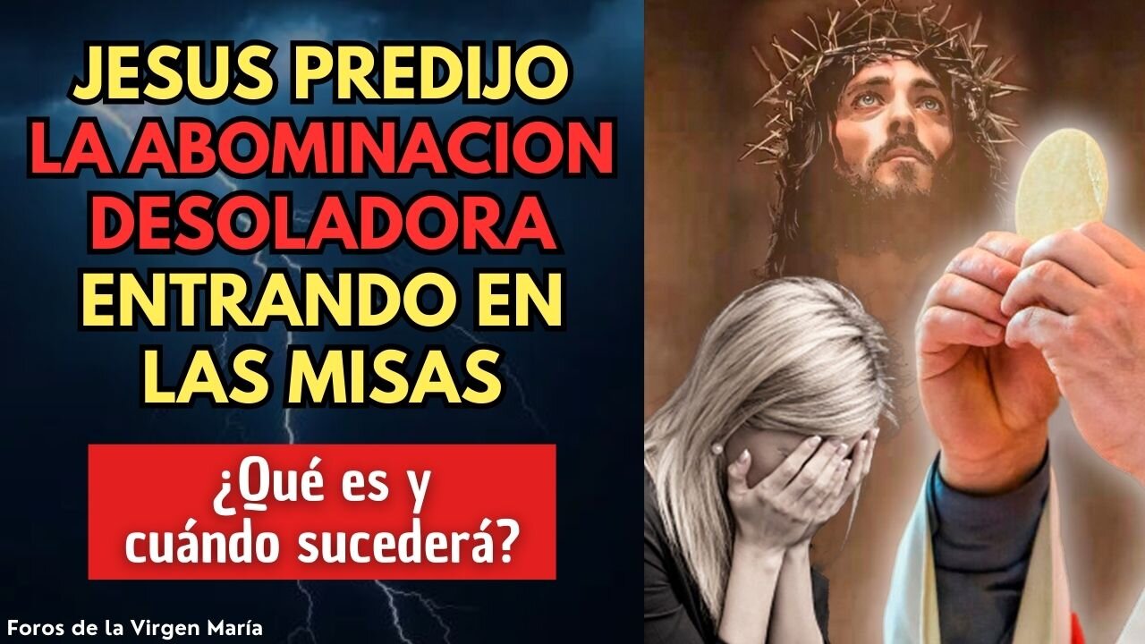 Jesús Predijo que se retiraría de las Misas ¿cómo llegará la Abominación Desoladora a los Templos?