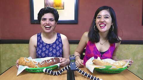 food eating challenge! SDA Market Subway| (Bloopers in the end)