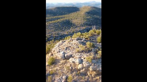 Drone Indian Ruins