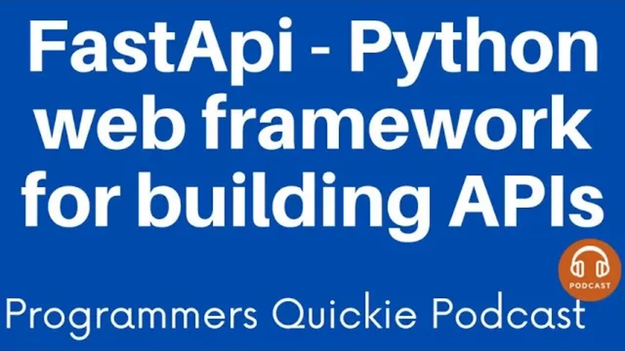 FastApi - Python web framework for building APIs