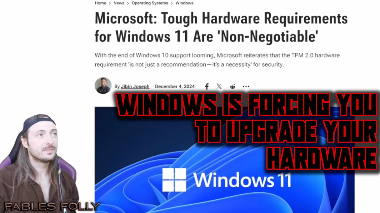 Microsoft Is Forcing Everyone To Upgrade To Windows 11 Hardware