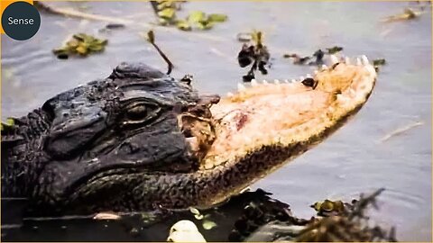 7 Merciless Crocodiles Injured When Hunting Wrong Prey