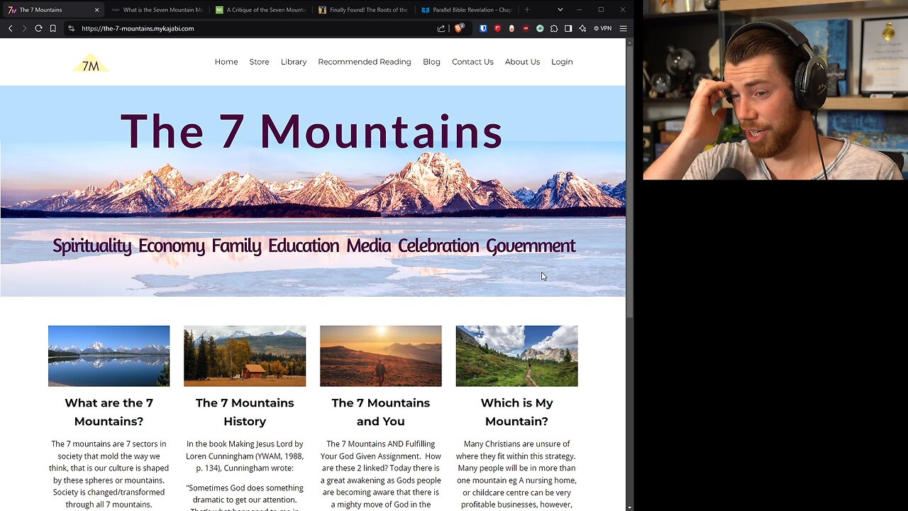 What is the 7 Mountain Mandate?