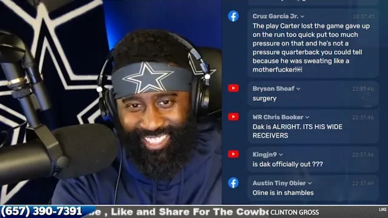 #Cowboys vs #Buccaneers Post Game Reaction SHOW!!!!