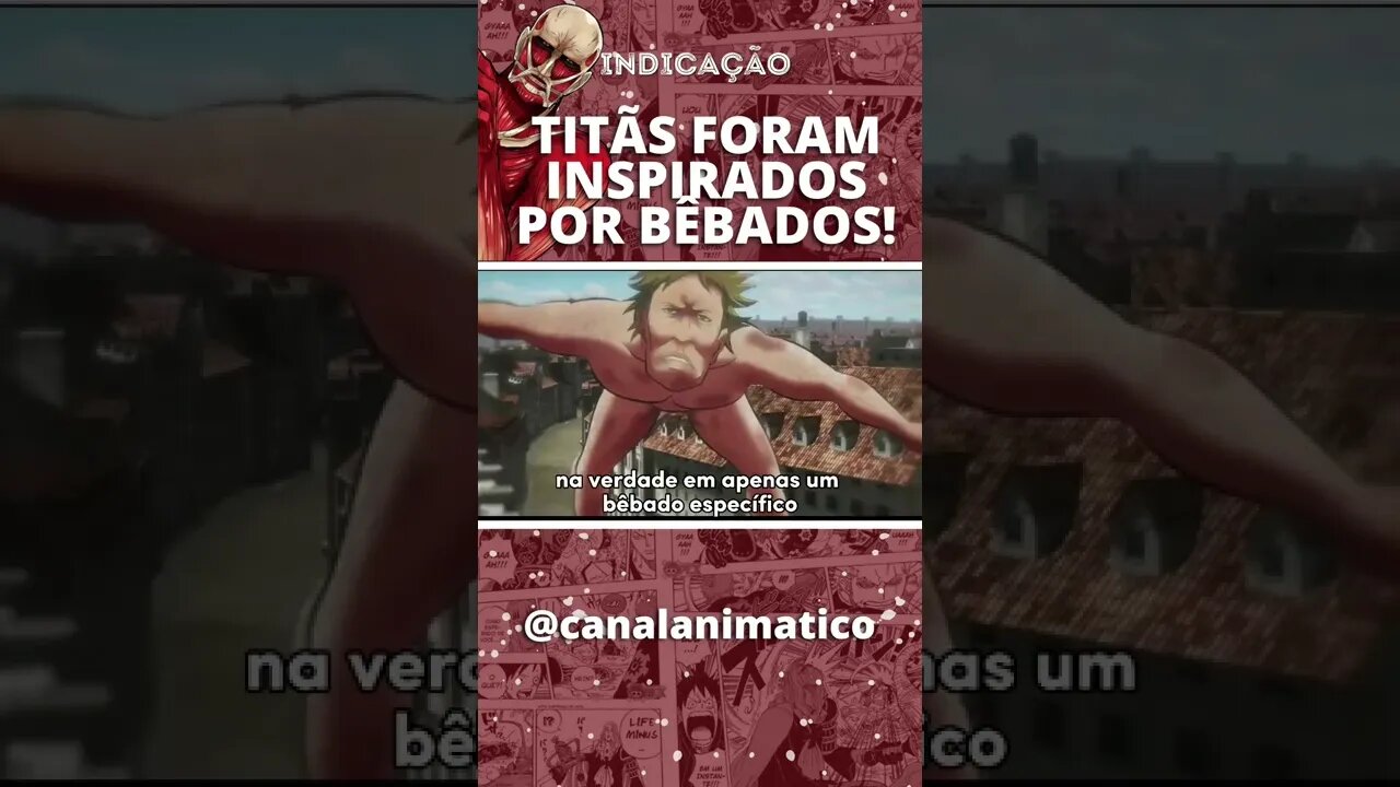 TITÃS FORAM INSPIRADOS POR BÊBADOS | Shingeki no Kyojin - #shorts