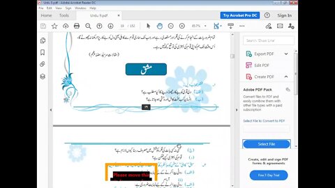 Urdu 8th Lec 2 kahili exercise