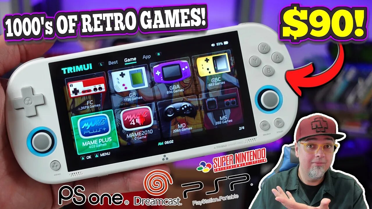 This Handheld Has Thousands Of Games For Under $90! The Trimui Smart Pro!